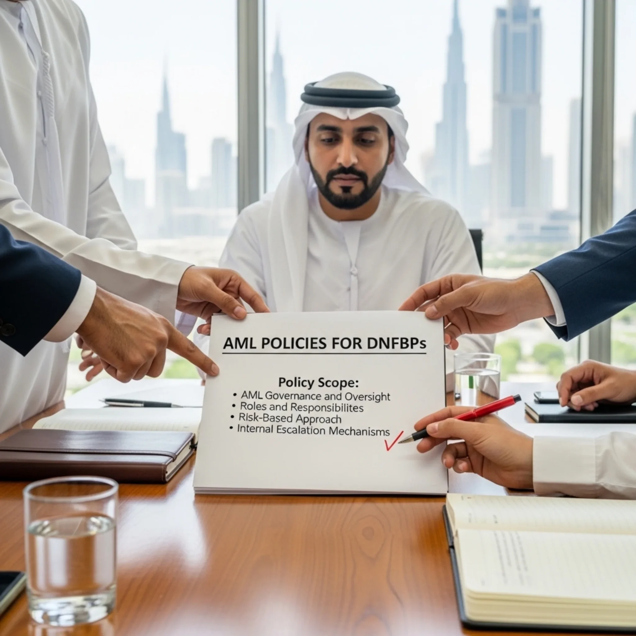 AML policy development uae & Dubai
